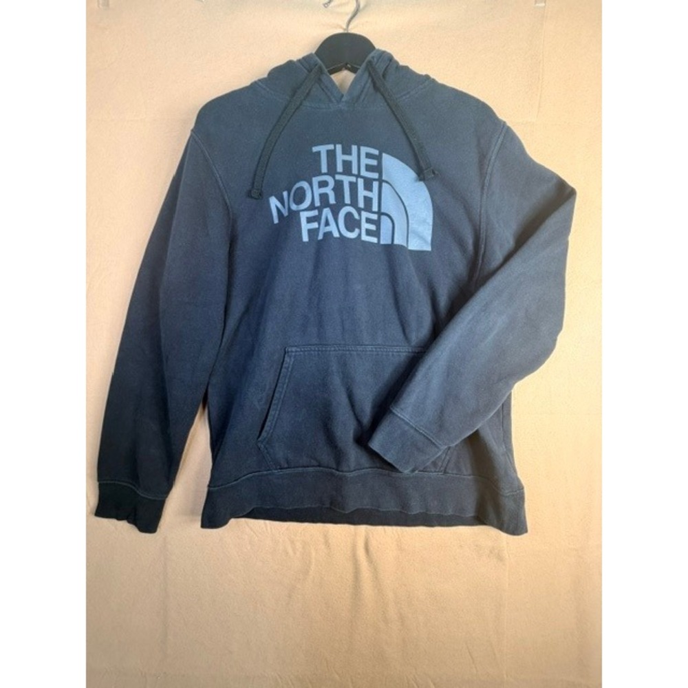 The North Face Men's L Black Logo Pullover Hoodie Sweatshirt